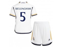 Real Madrid Jude Bellingham #5 Domaci Dres za Dječji 2023-24 Kratak Rukavima (+ kratke hlače)